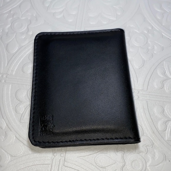EUC Strong Black Leather Badge Holder/Wallet - Picture 1 of 7